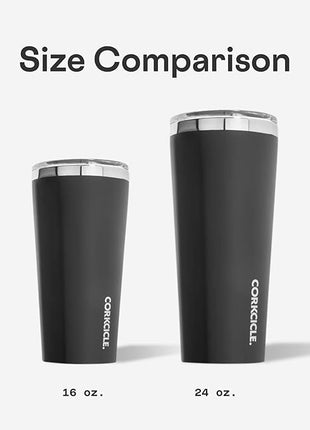 Corkcicle Classic Tumbler - Keeps Drinks Cold for 9 Hours & Hot for 3 - Triple-Insulated Stainless Steel - Holiday Tumbler Gift - 24 oz - North Shore