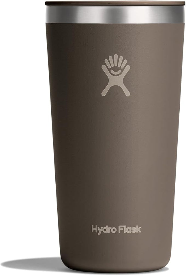 Hydro Flask All Around Tumbler Press-in Lid, Insulated Travel Mug, Stainless Steel Coffee Cup 20 Oz Sandpiper