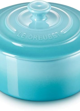 Le Creuset Stoneware Mini Round Cocotte, 8 oz., Caribbean