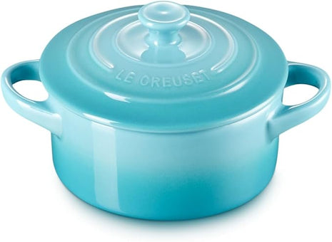 Le Creuset Stoneware Mini Round Cocotte, 8 oz., Caribbean