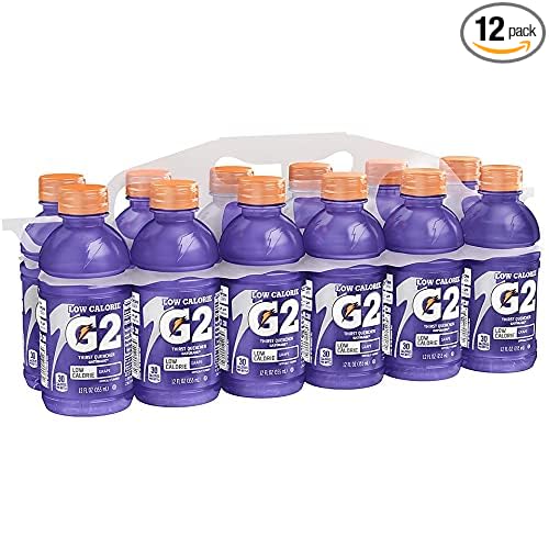 Gatorade G2 Grape, 12 Fl Oz Bottles, 12 Pack