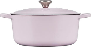 Le Creuset Enameled Cast Iron Signature Round Dutch Oven, 7.25 qt., Shallot