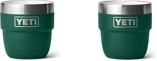 YETI Rambler 4 oz Stackable Cup, Stainless Steel, Vacuum Insulated Espresso/Coffee Cup, 2 Pack