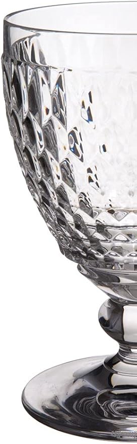 Villeroy & Boch Boston Wine Goblet Box Set of 4 - Dishwasher Safe - Made in Germany - Premium Clear Crystal Glass - Perfect for Red Wine, White Wine, Cocktails, and More