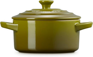 Le Creuset Stoneware Mini Round Cocotte, 8 oz., Olive