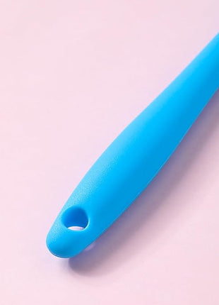 Silicone Skinny Spatula Scraper for Jars - Long Handle Sourdough Spatula (3 Pcs)