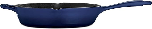 Tramontina Bestow Enameled Cast Iron Skillet, 10-inch Frying Pan, Blue