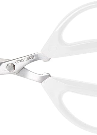 Joyce Chen Original Unlimited Kitchen Scissors All Purpose Kitchen Shears With Comfortable Handles, White 2.0