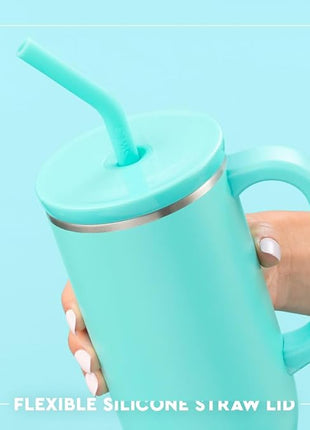 Swig Life 30oz Mega Mug, 30oz Tumbler with Handle and Straw, Large Insulated Tumblers, Cup Holder Friendly Travel Mug, Stainless Steel 30 oz Tumbler, Reusable Insulated Water Bottle (Errbody Boat)