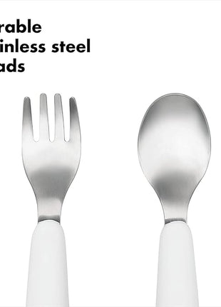 OXO Tot Training Fork & Spoon Set- Pink