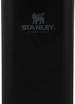 Stanley Adventure Pre-Party Flask & Nesting Shot Glass Set 8 oz Leakproof Hip Flask 4 Shot Glasses in Travel Carrying Case Insulated Stainless Steel Liquor BPA-Free Matte Black(Pack of 4)
