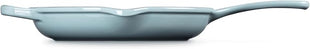 Le Creuset Enameled Cast Iron Signature Iron Handle Skillet, 9", Sea Salt