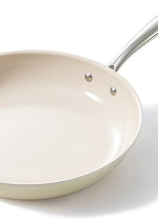 Redchef Nonstick Frying Pan Skillet, Ceramic Non-Stick Saute Pans, 11 inch Cooking Fry Pan with Stay Cool Handle, All Stovetops (Gas, Electric & Induction), Dishwasher/Oven Safe, PFAS-Free, Non Toxic