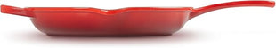 Le Creuset Enameled Cast Iron Signature Iron Handle Skillet, 10.25", Cerise