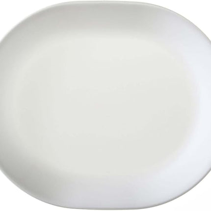 Corelle 3128 Vitrelle Glass Winter Frost White Serving Platter, Pack of 3