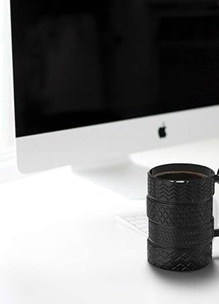 Tire Coffee Tea Mug Gift for Car Lovers Mechanics Car Enthusiasts Christmas Gifts for Man Birthday Gift