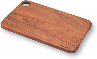 Vesta Homes Wooden Chopping Board, Cutting Board, Serving Tray for Kitchen Vegetables, Fruits & Cheese | Natural Acacia Wood | Natural Color, 35x21.5x1.5 cm | Handcrafted in India