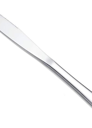 Berglander Dinner Knives Set Of 6, Stainless Steel Shiny Mirror Dinner Knife, Butter Knife Spreader Table Knives Sturdy And Dishwasher Safe