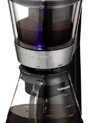 Cuisinart DCB-10P1 Automatic Cold Brew Coffeemaker with 7-Cup Glass Carafe, Silver and Black