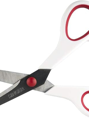 Singer 3404 Scissors, Red & White (1-Pack)