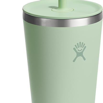 Hydro Flask All Around Tumbler Straw Lid, Insulated Travel Mug, Stainless Steel Coffee Cup 28 Oz Aloe