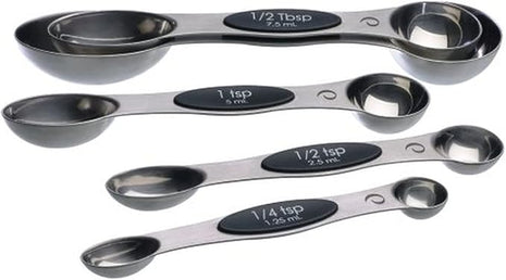 PrepWorks 5pc Measuring Spoons Set – Stainless Steel, Accurate Measurements for Cooking and Baking, Easy-to-Read, BPA-Free