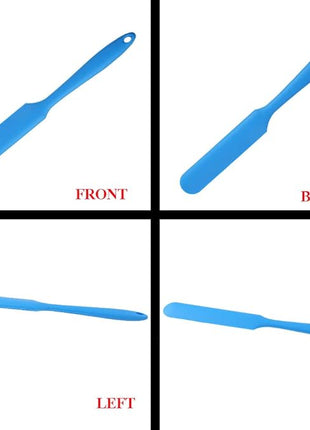 4pcs Silicone Spatula Set Heat Resistant Cake Cream Butter Spatulas Mixing Batter Scraper Non-Stick Flexible Baking Cooking Tool 4 Colors (multicolor)