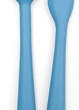 RSVP International Ela's Favorite Silicone Spatula, Turquoise, 8" | BPA-Free Silicone | Scrape Batters, Flip Eggs, Ice Cakes, & More | Dishwasher Safe & Heat Resistant | Cooking & Baking