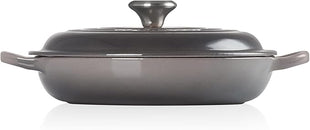 Le Creuset Enameled Cast Iron Signature Braiser, 1.5 qt., Oyster