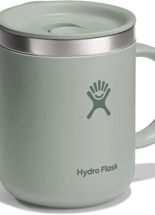 Hydro Flask Coffee Mug – Insulated Stainless Steel, Non Spill, Leak Proof Travel Mug 12 Oz Agave Green