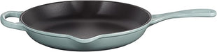 Le Creuset Enameled Cast Iron Signature Iron Handle Skillet, 10.25", Sea Salt