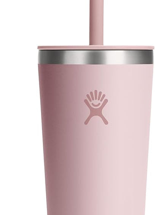 Hydro Flask All Around Tumbler Straw Lid, Insulated Travel Mug, Stainless Steel Coffee Cup 20 Oz Tonal Trillium