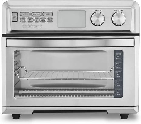 Cuisinart Digital AirFryer Toaster Oven, Premium 1800-Watt Oven with Digital Display and Controls – Extra-Large Capacity, Intuitive Programming and Adjustable Temperature, Stainless Steel, TOA-95NAS