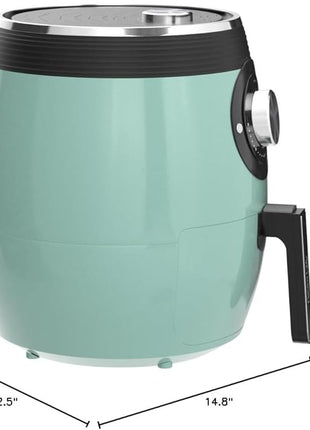 DASH Deluxe Electric Air Fryer + Oven Cooker with Temperature Control, Non-stick Fry Basket, Recipe Guide + Auto Shut Off Feature, 1700-Watt, 6 Quart - Aqua