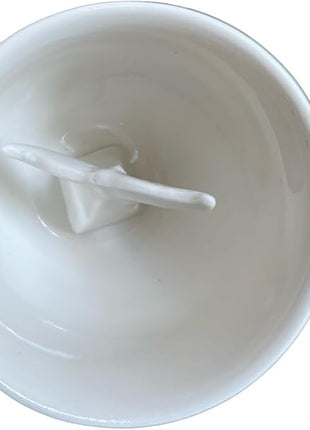 Creature Cups Whale Tail Ceramic Mug – 11 oz Ocean Blue Coffee Cup with Hidden 3D Whale Tail Inside – Unique Gift for Coffee, Tea & Marine Life Lovers