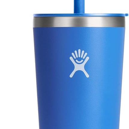 Hydro Flask All Around Tumbler Straw Lid, Insulated Travel Mug, Stainless Steel Coffee Cup 20 Oz Cascade