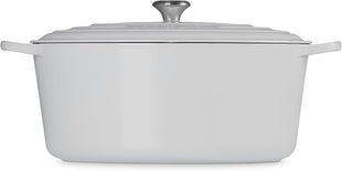Le Creuset Enameled Cast Iron Signature Oval Dutch Oven, 15.5qt., White