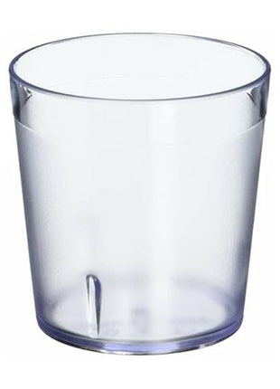 G.E.T. 6699-C Heavy-Duty Plastic Restaurant Tumblers, 9 Ounce, Clear (Set of 12)" }