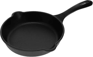 Victoria 6.5 Inch Mini Cast Iron Skillet. Small Frying Pan,Seasoned with 100% Kosher Certified Non-GMO Flaxseed Oil (SKL-206)