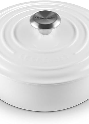 Le Creuset Enameled Cast Iron Signature Sauteuse Oven, 3.5 qt., White