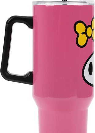 Bioworld My Melody 40 Oz Stainless Steel Tumbler with Handle