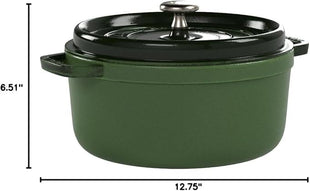 Staub Round 5qt. Cocotte in Basil