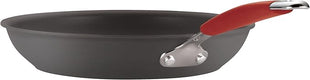 Rachael Ray 87633 Cucina Hard Anodized Nonstick Frying Pan Set / Fry Pan Set / Hard Anodized Skillet Set - 9.25 Inch and 11.5 Inch, Gray