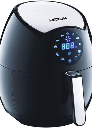 GoWISE USA Ming's Mark GW22621 Electric Air Fryer, 3.7 QT, Black