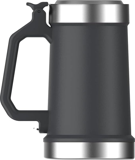 STANLEY Classic Bottle Opener Beer Stein 24 oz | Flip Up Lid and Heavy Duty Handle with Built In Bottle Opener | Insulated Stainless Steel Beer Mug | BPA-Free