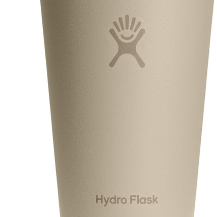 Hydro Flask All Around Tumbler Press-in Lid, Insulated Travel Mug, Stainless Steel Coffee Cup 16 Oz Oat Tan