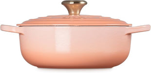 Le Creuset Enameled Cast Iron Signature Round Sauteuse, 3.5qt., Peche