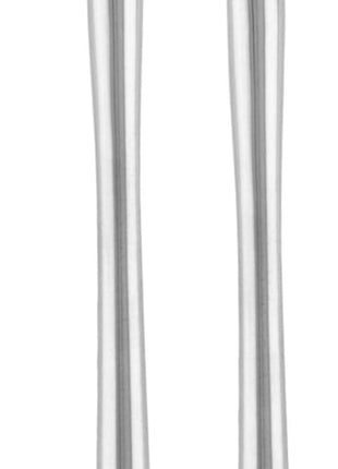 Tovolo Flex-Core Stainless Steel Handled Mini Spatula & Spoonula Set (White), Kitchen Utensil Set of 2, Heat-Resistant & BPA-Free Silicone Turner Heads, Safe for Cast Iron | Dishwasher-Safe