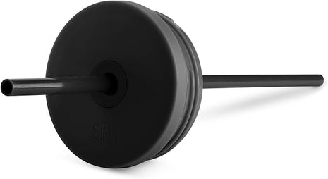 Simple Modern Tumbler Coffee Lid Replacement | Reusable Insulated Lid ONLY Fits Simple Modern, S|M Voyager | Straw Lid | Voyager Collection | Midnight Black