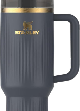 STANLEY Quencher H2.0 Tumbler with Handle and Straw 40 oz | Flowstate 3-Position Lid | Cup Holder Compatible for Travel | Insulated Stainless Steel Cup | BPA-Free | Fluted Twilight
